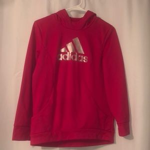 Girls Pink Adidas Hoodie